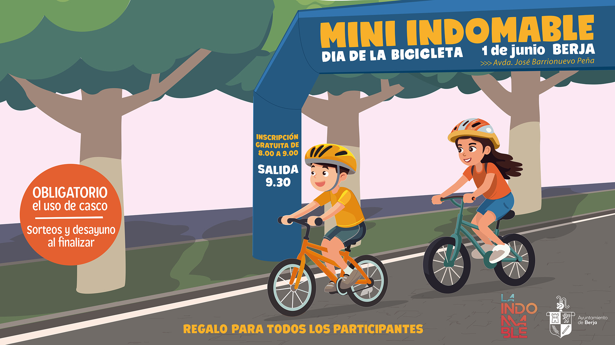 Berja celebra el Día de la Bicicleta el sábado 1 de junio con una Mini-Indomable